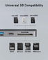 Anker 547 7-In-2 USB-C Hub  for MacBook | 100W Power | USB-C, USB-A, HDMI, SD, microSD | A8371HA1 - Gray