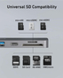 Anker 547 7-In-2 USB-C Hub  for MacBook | 100W Power | USB-C, USB-A, HDMI, SD, microSD | A8371HA1 - Gray