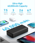 Anker 347 PowerCore 40000mAh Power Bank | 30W | A1336011- Black