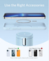 Anker 623 Magnetic Wireless Charger (MagGo) B2568231– Blue