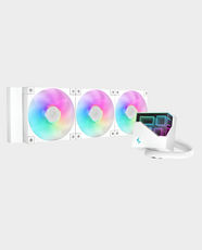 Deepcool LT 360 AIO Liquid CPU Cooler | 360mm Radiator | 3 X FK120 Fans | 600~2400 RPM | 72.04 CFM Supreme Airflow |  3.48 mmAq High Static Pressure | RGB - White