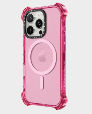 Casetify Bounce Case For Apple iPhone 16 Pro Max | MagSafe | Enhanced Protection | Bounce Corner - Peony Pink
