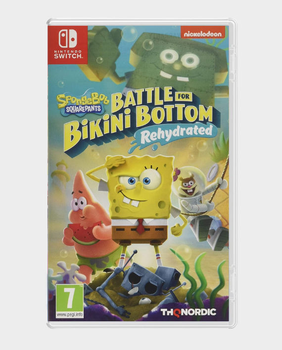 Spongebob Squarepants : Battle for Bikini Bottom Rehydrated (Nintendo Switch) in Qatar