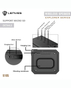 Lenyes S105 Wireless Bluetooth Speaker | 12W | Up to 20 Hours | IPX7 Waterproof | Bluetooth 4.2 - Black