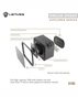 Lenyes S105 Wireless Bluetooth Speaker | 12W | Up to 20 Hours | IPX7 Waterproof | Bluetooth 4.2 - Black