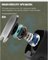 LENYES S231 Mini Wireless Speaker | Waterproof IPX7 |  Up to 7 Hours | Bluetooth 5.3 - Black
