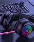 Onikuma X7 Pro Wired Gaming Headset | RGB Lighting | 50mm Driver | Noise-Cancelling Mic - Black