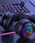 Onikuma X7 Pro Wired Gaming Headset | RGB Lighting | 50mm Driver | Noise-Cancelling Mic - Black