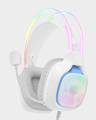 Onikuma X22 RGB Wired Gaming Headset | USB 3.5mm | RGB Lighting | 50mm Driver | Noise-Canceling Mic - Black