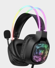 Onikuma X22 RGB Wired Gaming Headset (Black) in Qatar