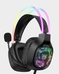 Onikuma X22 RGB Wired Gaming Headset (Black) in Qatar