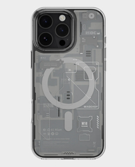 MAGEASY X Ray 3D Patterned Shockproof For iPhone 16 Pro - Gray in Qatar
