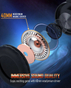 Onikuma K19 RGB Wired Gaming Headset | USB + 3.5mm | RGB LED Backlight | 40mm Driver | Noise-canceling | Microphone - Black