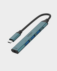 Onten 9706 USB-C to USB 3-Port HUB with 3.5mm Jack Adapter in Qatar