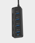 ONTEN UCA2306 7-In-2 USB-C/USB 3.0 7-Port Hub | 1x USB 3.0 | 3x USB 2.0 | 3x USB-C Ports | 1x USB-C for 5V Input - Black