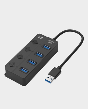 Onten 5301 USB 3.0 to 4-Port USB 3.0 Hub with Switch (4 × USB 3.0 Ports) in Qatar