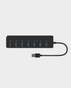 Onten 5307 USB 3.0 to 7-Port USB 3.0 Hub with Switch | 1 × DC Power Input Port | 4 × USB 3.0 Ports (5Gbps) | 3 × USB 2.0 Ports (480Mbps) - Black