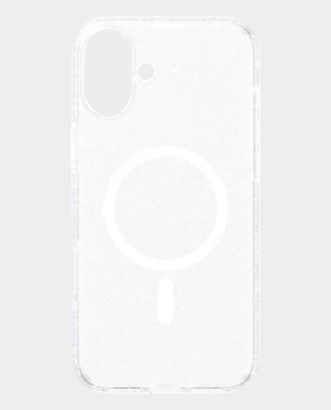 CARE by PanzerGlass Flagship Star Lit W. White MagSafe Case for Apple iPhone 16 - Transparent