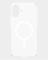 CARE by PanzerGlass Flagship Star Lit W. White MagSafe Case for Apple iPhone 16 - Transparent