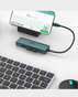 Onten 5-In-I USB-C to 4-Port Hub with PD Charger | 480Mbps | OTN-UC119 - Pine Green