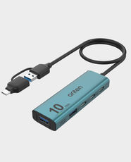 Onten 5 In 2 USB 3.2 Gen 2 4-Port 10G Hub | OTN-UCA612+ (Pine Green) in Qatar