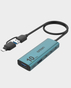 Onten 5 In 2 USB 3.2 Gen 2 4-Port 10G Hub | OTN-UCA612+ (Pine Green) in Qatar