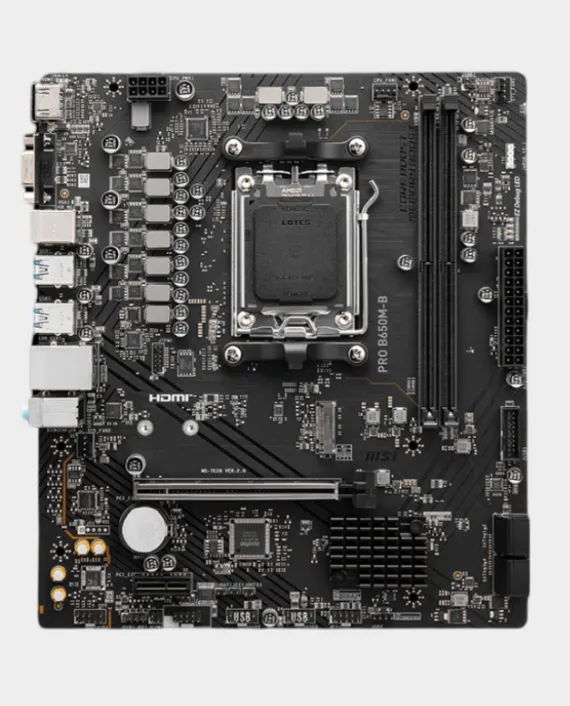 Buy MSI Pro B650M-B mATX Gaming Motherboard DDR5 in Qatar
