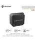 LENYES S105 Wireless Bluetooth Speaker | 12W | Up to 20 Hours | IPX7 Waterproof | Bluetooth 4.2 - Grey