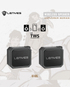 LENYES S105 Wireless Bluetooth Speaker | 12W | Up to 20 Hours | IPX7 Waterproof | Bluetooth 4.2 - Grey
