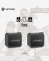 LENYES S105 Wireless Bluetooth Speaker | 12W | Up to 20 Hours | IPX7 Waterproof | Bluetooth 4.2 - Grey