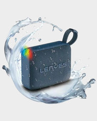 LENYES S216 Portable Wireless Speaker | 6W | IPX7 | RGB Lighting (Blue) in Qatar