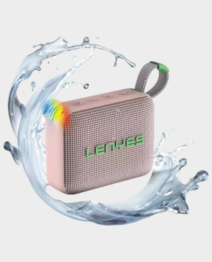LENYES S216 Portable Wireless Speaker (Pink) in Qatar