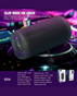 LENYES S214 Portable Wireless Speaker | 20W | Bluetooth 5.3 | USB Type-C | 20Hz - 20KHz | 1500mAh Battery  - Black