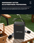 LENYES S857 150W KTV Wireless Bluetooth Speaker + 2 Mic Karaoke | 150W | Bluetooth 5.3 | USB Type-C | AUX 3.5mm | Micro SD Card - Black