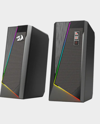 Redragon Desktop Speakers GS520 Anvil RGB  USB Powered W/ 3.5 mm Cable | ANVIL GS520-BK - Black