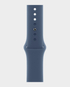Apple Watch Series 10 GPS + Cellular 46mm Silver Aluminium Case with Denim Sport Band S/M - MWWL3