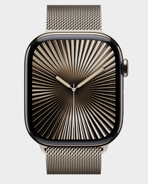Apple Watch Series 10 (GPS + Cellular 46mm) Natural Titanium Case in Qatar