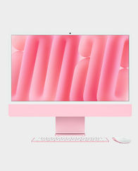Apple iMac 24 inch (M4 Chip | 16GB RAM | 256GB SSD | English Arabic Keyboard – Pink) in Qatar