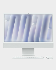 Apple iMac 24 inch (M4 Chip | 16GB RAM | 256GB SSD | English Arabic Keyboard – Silver) in Qatar