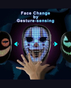 Shining App Mask with Bluetooth Programmable