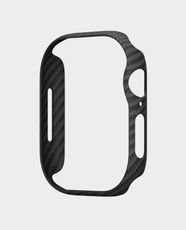 PITAKA Air Case for Apple Watch Series 10 (46mm) | Aramid Fiber Woven | Scratch & Discoloration Resistant - Black/Gray