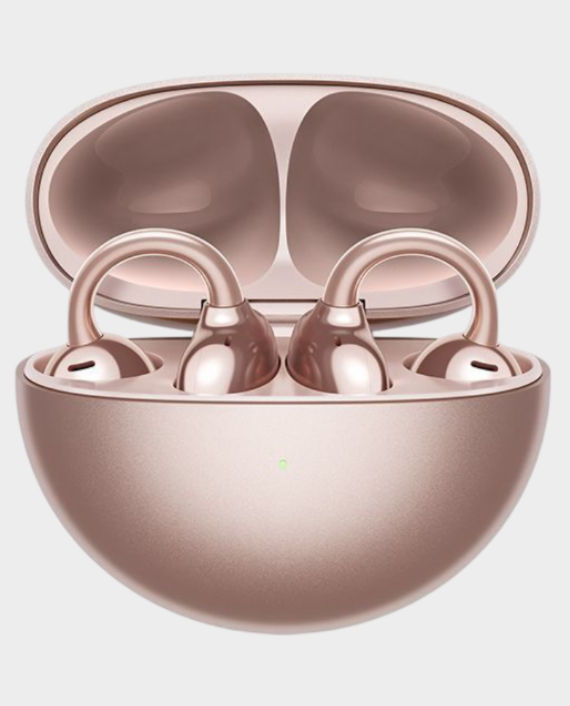 Huawei FreeClip Earbuds | Long Lasting Battery | AI Crystal Clear Sound | IP54 Resistance to Dust & Water - Rose Gold
