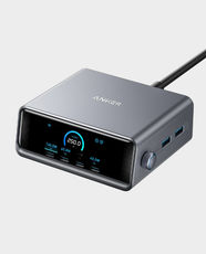 Anker Prime 6-Ports 250W GaNPrime Desktop Charging Station | 4x USB-C | 2x USB-A Ports | A2345241 - Black