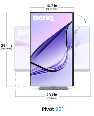 BenQ MA270U 32 inch Monitor For MacBook | 4K UHD 3840x2160 | 60Hz Refresh Rate | Adaptive-Sync | MA320U - White
