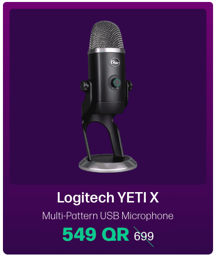 Logitech YETI X Microphone title=