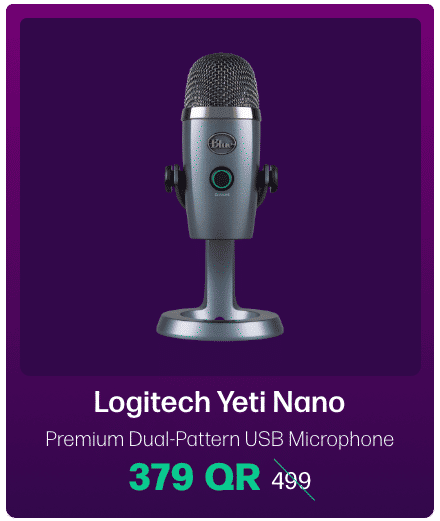 Logitech YETI NANO Microphone title=