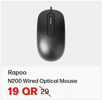 Rapoo N200 Mouse In Qatar