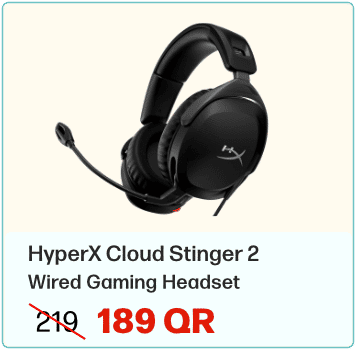 HyperX Cloud Stinger 2 In Qatar