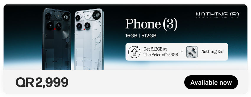 Nothing Phone 3 In Qatar