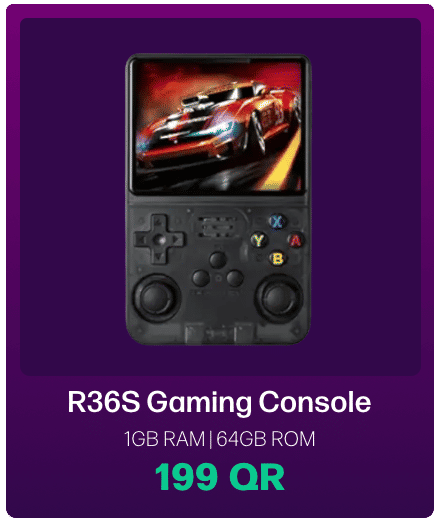 R36S Handheld Gaming Console title=
